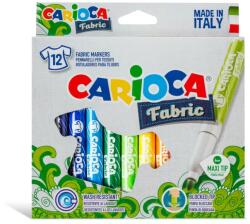 CARIOCA Ser Carioci pentru Textile Carioca Fabric 12/set (APSKR079)