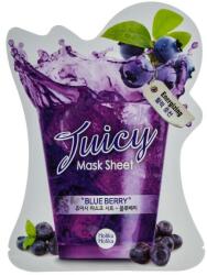 Holika Holika Mască țesătură pentru față Juicy Mask cu suc de afine - Holika Holika Blueberry Juicy Mask Sheet 20 ml