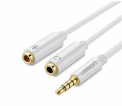 UGREEN Cablu audio Ugreen 0.20 m alb 10789 (10789)