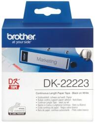 Brother Banda Continua Hartie Original Brother Black on White DK22223 pentru P-TOUCH QL-1100|1110|800|810|1050|1060|500|560|570|580|650|702 50mmX30.48m incl. TV 0 RON "DK22223 (DK22223)
