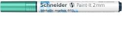 Schneider Marker metalic Schneider Paint-It 011 2 mm Verde Metalizat (APPMK033GREENMETALLIC)