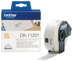 Brother Rola de etichete Original Brother Black on White DK11201 pentru P-TOUCH QL-1100|QL-1110|QL-800|L-810|QL-1050|QL-1060|QL-500|QL-560|QL-570|QL-580|QL-650|QL-700 400 incl. TV 0 RON "DK11201 (DK11201)