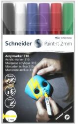 Schneider Marker cu vopsea acrilică Paint-It 310 2 mm Schneider 6 buc/set 1 (APPMK025)