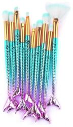 Beauty Design Set 10 pensule pentru machiaj - Beauty Design Mermaid