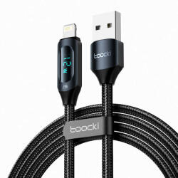 Toocki Charging Cable USB A-L, 1m, 12W (Black) (TXCL-XY01) - scom