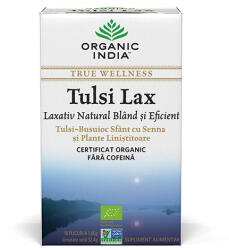 Organic India Tulsi Lax Ceai, 18 plicuri, Organic India