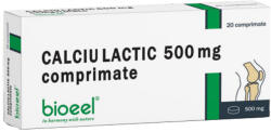 Bioeel Calciu lactic 500mg, 20 comprimate, Bioeel