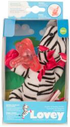 Dr. Brown's Jucarie Zebra Lovey + Suzeta din silicon roz, 1 bucata, Dr. Brown's