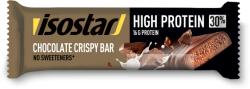 Isostar Baton cu ciocolata crocanta High protein 30%, 55g, Isostar