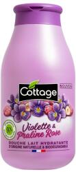 Cottage Gel de dus si lapte de baie Violete si Praline Rose, 250ml, Cottage
