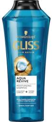 Gliss Kur Sampon Aqua Revive pentru par normal sau uscat, cu alge marine si complex de Hyaluron, 400ml, Gliss