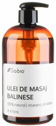 Sabio Ulei de masaj balinese, 475ml, Sabio