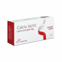Labormed Calciu lactic 500mg, 20 comprimate, Labormed