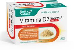 Rotta Natura Vitamina D2 naturala 2000 UI, 30 capsule, Rotta Natura
