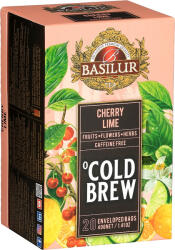 BASILUR Ceai Cold Brew Cherry & Lime, 20 plicuri, Basilur