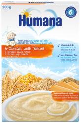 Humana Cereale cu lapte si biscuiti de la 6 luni, 200g, Humana