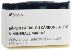 Sabio Sapun facial cu carbune activ si minerale marine, 130g, Sabio