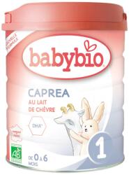 BabyBio Lapte praf de capra Organic Caprea 1 Bio, 800g, BabyBio