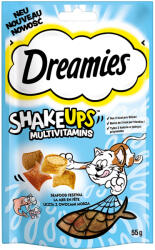 Dreamies 6x55g Dreamies Shakeups Tenger gyümölcsei fesztivál multivitamin snack macskáknak