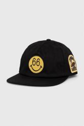 Vans șapcă de baseball din bumbac culoarea negru, cu imprimeu 9BYX-CAU066_99X