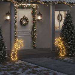 vidaXL karácsonyi hullócsillag fénydekoráció cövekekkel 115 LED 89 cm (357721)