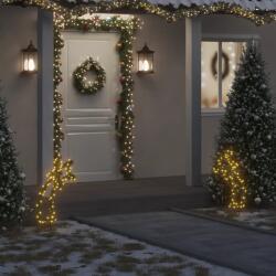 vidaXL karácsonyi hullócsillag fénydekoráció cövekkel 80 LED 62 cm (357731)