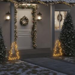 vidaXL karácsonyi fa fénydekoráció 80 LED 60 cm (357719)
