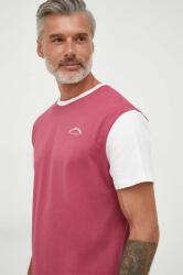 Pepe Jeans tricou din bumbac Wembley culoarea roz, modelator 9BYX-TSM07N_34X
