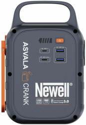 Newell Asvala Crank 22500 mAh PD 18 W Multifunkciós Powerbank