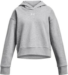 Under Armour UA Rival Fleece Crop Hoodie-GRY Kapucnis melegítő felsők 1379517-012 Méret YXS