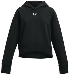 Under Armour UA Rival Fleece Crop Hoodie-BLK Kapucnis melegítő felsők 1379517-001 Méret YXL - top4running