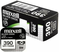 Maxell 390 389 SR1130SW óra gombelem (Maxell-390-389)