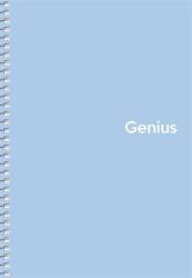 Shkolyaryk Publishing House Spirálfüzet, A5, kockás, 80 lap, PP borító, SHKOLYARYK "Genius Pastel", vegyes (SB806804K) - tonerprint
