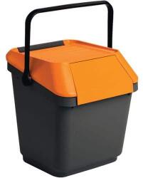VEPA BINS EasyMay szemetes, 35 l, fekete/narancssárga