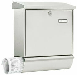 Burg Wächter ComfortSet 39130 NI nagyméretű kerítésen kívüli postaláda újságtartóval (BW32680)