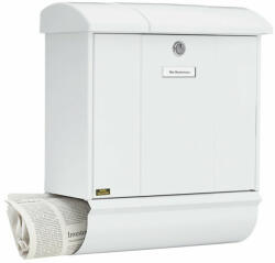 Burg Wächter OlympSet 91600 W extra nagyméretű kerítésen kívüli postaláda újságtartóval (BW32620)