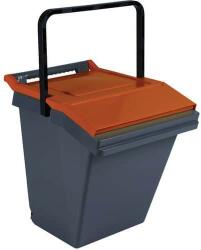 VEPA BINS Easytech hulladékelválasztó tartály, 40L l, narancssárga/fekete