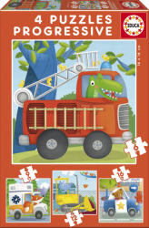 Educa Puzzle Educa 4 in 1 - Rescue Patrol (EDU17144) Puzzle