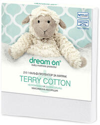 Dream On Protector de saltea Dream On - Bumbac Terry, 60 x 120 cm (5000033)