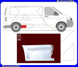 VW TRANSPORTER T5 2009.10-től /7E, 7F, 7J, 7H/ Hátsó sárvédő első rész jobb "hosszú kivitel" (külső javítólemez) KLOKKERHOLM 9568564