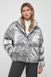Guess rövid kabát női, ezüst, téli, oversize - ezüst L