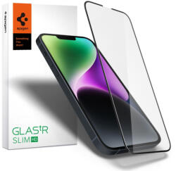 Spigen Slim HD üvegfólia iPhone 13 Pro Max / 14 Plus / 15 Plus, fekete
