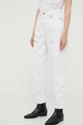 Pepe Jeans farmer női, magas derekú - fehér 28/28 - answear - 34 990 Ft