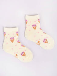  Yo! zokni 17/19 - sárga/rózsaszín fagyi