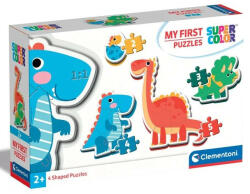 Clementoni Dinoszauruszok 4 az 1-ben bébi puzzle 2-3-4-5db-os