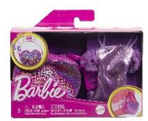 Mattel Mattel: Barbie Fashionista: Divatszett oversized táskával -lila szív (HJT42-HJT45)