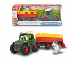 Simba Toys Figurina Simba Tractoras cu remorca pentru animale (204115001)
