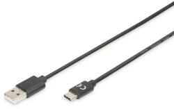 ASSMANN Cablu de conectare USB tip C, Assmann, tip C la A, 1, 8 m, negru AK-300154-018-S (AK-300154-018-S)