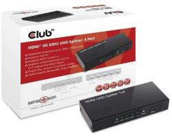 Club 3D Convertor special Splitter, Club3D, HDMI 2.0, 4 porturi, Negru (CSV-1380)