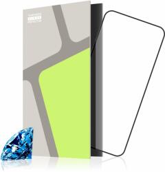 Tempered Glass Protector iPhone 15 Pro üvegfólia, zafír - Case Friendly - fekete (TGC-15P-IFS)